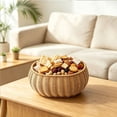 thumbnail image 7 of Yaayu Imitation Rattan Woven Storage Basket with Lid, Covered Organizer for Snacks Toys Clothing, Storage Bin for Home, Small, 7 of 7