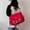 Red, variant on EDHITNR Large Capacity Student Messenger Bag, Multi-Layer Nylon Shoulder Crossbody Bag for School, EDHITNR Versatile Commuter Travel Shoulder Bag with Water Repellent Fabric and Multiple Pockets