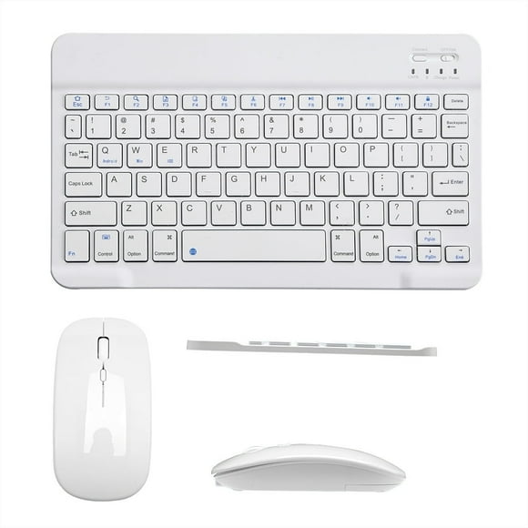 SUGARMOM Mini Wireless Bluetooth Keyboard Compatible with iPad 9th 2021/ 8th 2020 /7th Generation 10.2 inch iPad Pro iPad Air iPad Mini All iPhones and Other Bluetooth Enabled Device