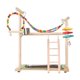 thumbnail image 1 of Parque de juegos para pájaros, soporte para ejercicios para pájaros, perchas para loros, gimnasio para pájaros, corralito con escalera, soporte de, 1 of 8