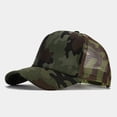 thumbnail image 6 of Camouflage Baseball Cap, Adjustable Strapback Dad Hat for Men and Women, One Size Fits Most, Lightweight Sports Hat for Outdoor, Running, Hiking and Daily Wear-Green, 6 of 9