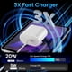 thumbnail image 3 of Cargador ANVSI USB C Fast de 20 W para iPad Pro 12,9 pulgadas de 6, 5, 4, 3 y 2, iPad Air de 13 a 11 pulgadas y 5, 3 of 7