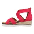 thumbnail image 3 of Corkys Womens Double Dutch Espadrille Strappy Wedge  Casual Shoes, 3 of 5