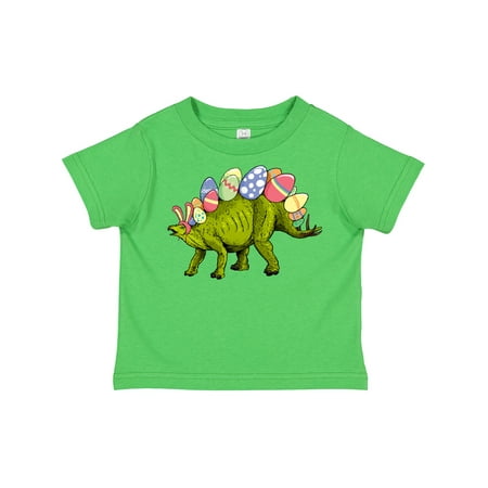 

Inktastic Easter Bunny Stegosaurus with Eggs and Pink Ears Gift Toddler Boy or Toddler Girl T-Shirt