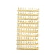 thumbnail image 4 of Etiquetas de visualización de precios en forma de cubo, etiquetas de marcador de precios, etiqueta de precio digital, portátil para mostrador de venta Dorado, 4 of 8