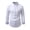 White, variant on Dolkfu Long Sleeve Men'S Dress Shirts Collared Business Casual Gray Button-Up Shirts Modern Solid Cotton Refined Tops Gray,L