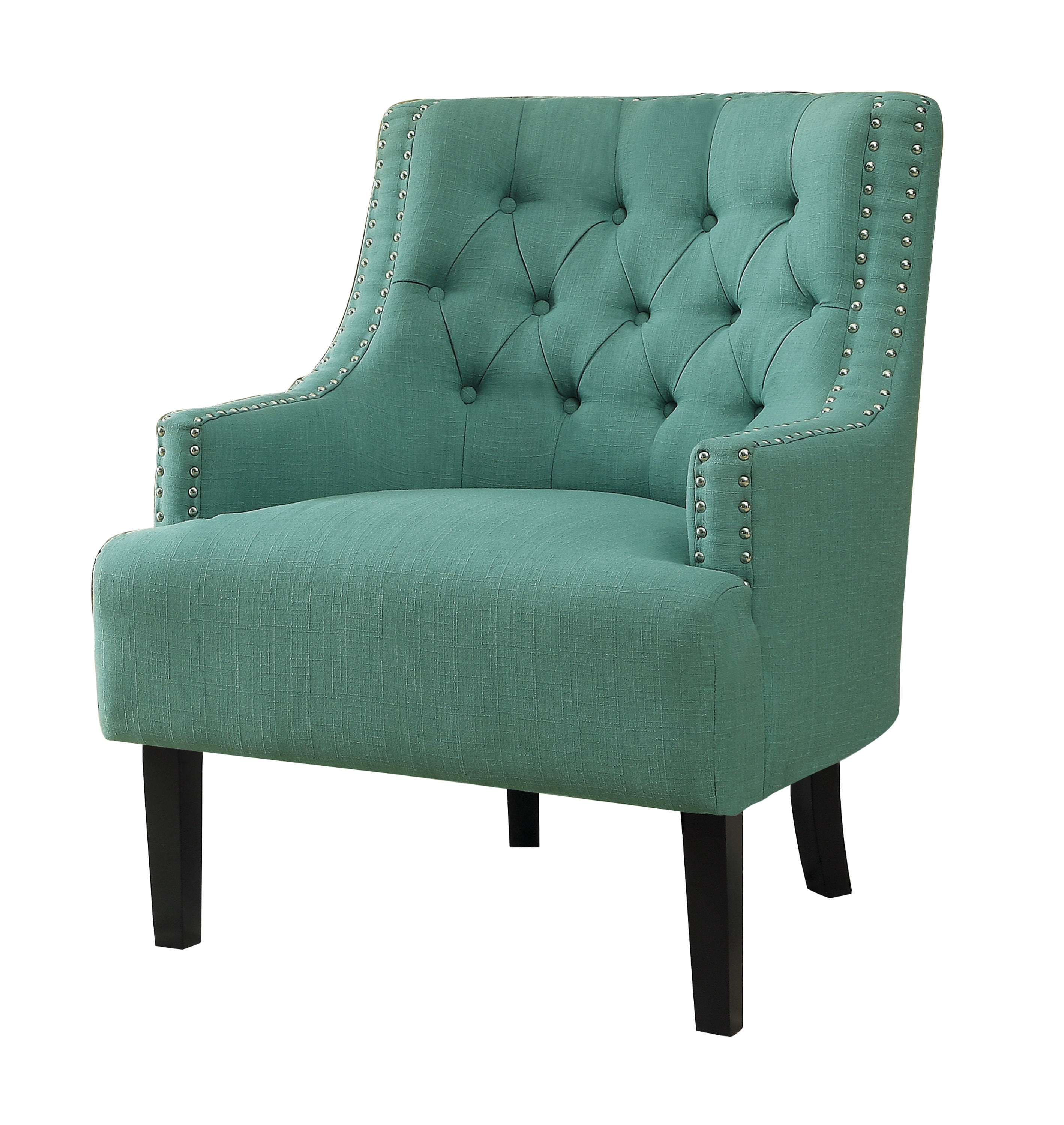 Charisma accent chair, Teal color - Walmart.com