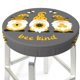 thumbnail image 3 of Balery Bee Kind Fundas de asiento para taburete de bar redondo de tela de terciopelo ajustables que protegen de arañazos y manchas para sillas de 14 a 17 pulgadas.-13 inch, 3 of 7