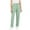 Mint Green, variant on Kukoosong Slim Straight Pants for Women, Women's Solid Color Straight Barrel Elastic Waist Nursing Worker Pants, Palazzo Pants