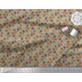 thumbnail image 3 of Soimoi Rayon Fabric Trophy,Timer Clock & Basketball Sports Print Sewing Fabric Yard 56 Inch Wide, 3 of 3