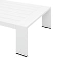 thumbnail image 4 of Modway Tahoe Table Basse d'Extérieur en Aluminium pour Patio, Blanc, 4 of 5