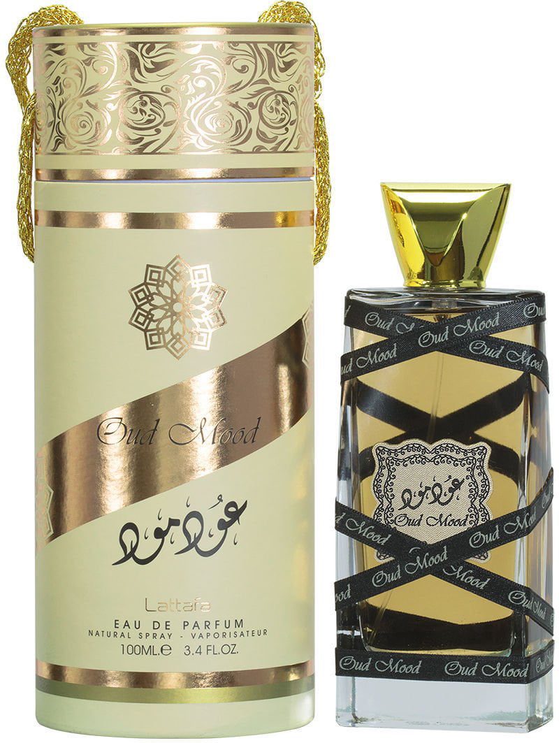 Oud Mood - Eau De Parfum Spray (100 ml - 3.4Fl oz) by Lattafa- 6 pack 
