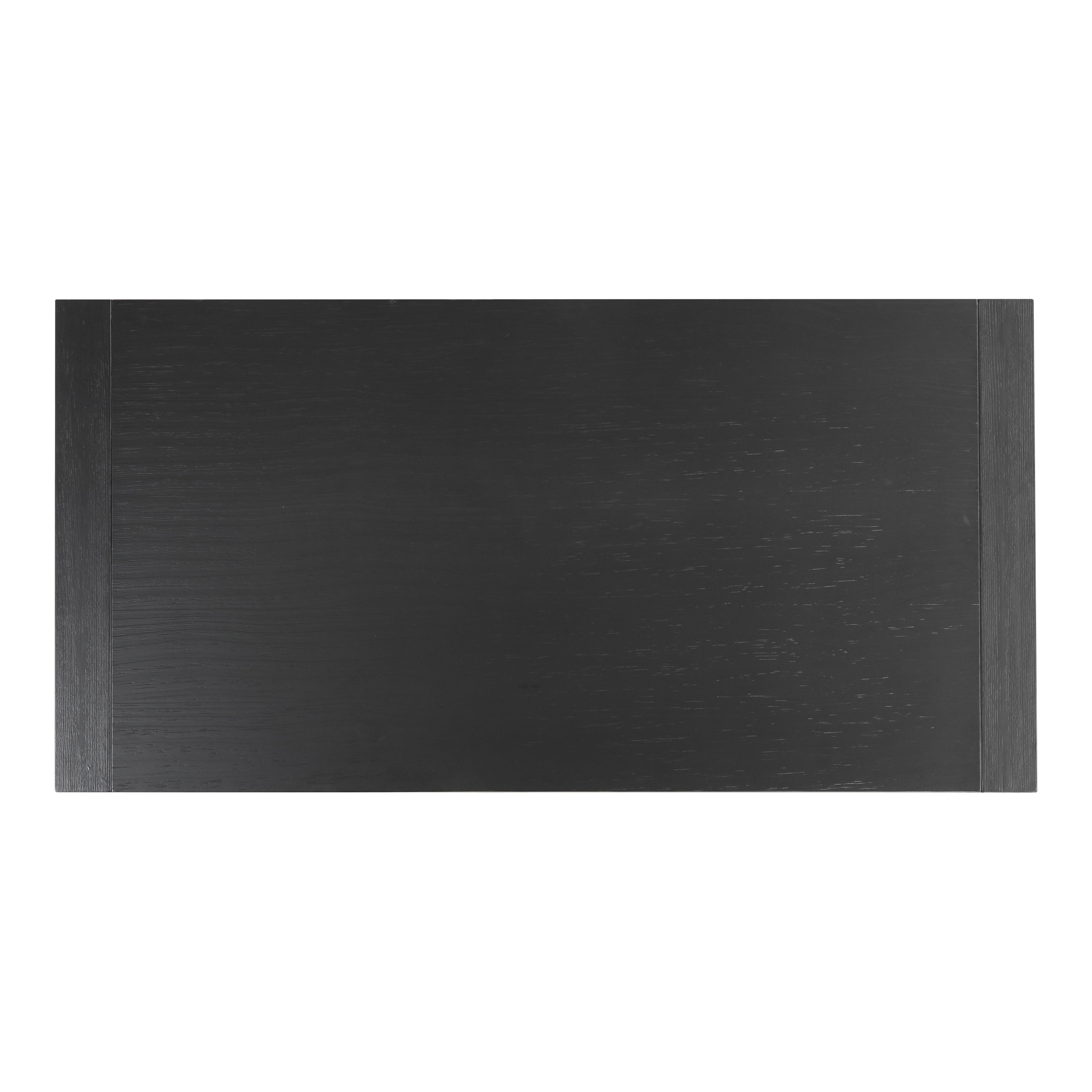 Furniture of America Robbs Modern Bottom Shelf Coffee Table, Black