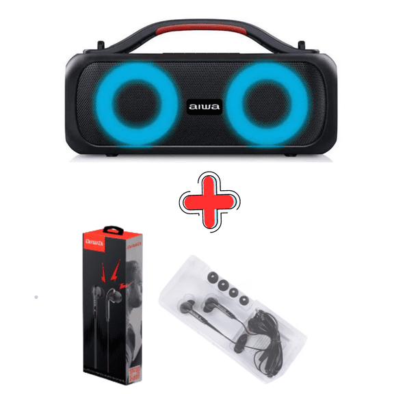 BOCINA INALAMBRICA 30W+ Audifonos COMBO AIWA AWS200BT