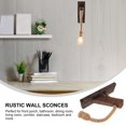 thumbnail image 3 of Luces de pared Decoración Luces colgantes Candelabros Lámpara de pared de arte de hierro Aplique de pared rústico Lámpara colgante Lámparas rústicas para mesita de noche, 3 of 5