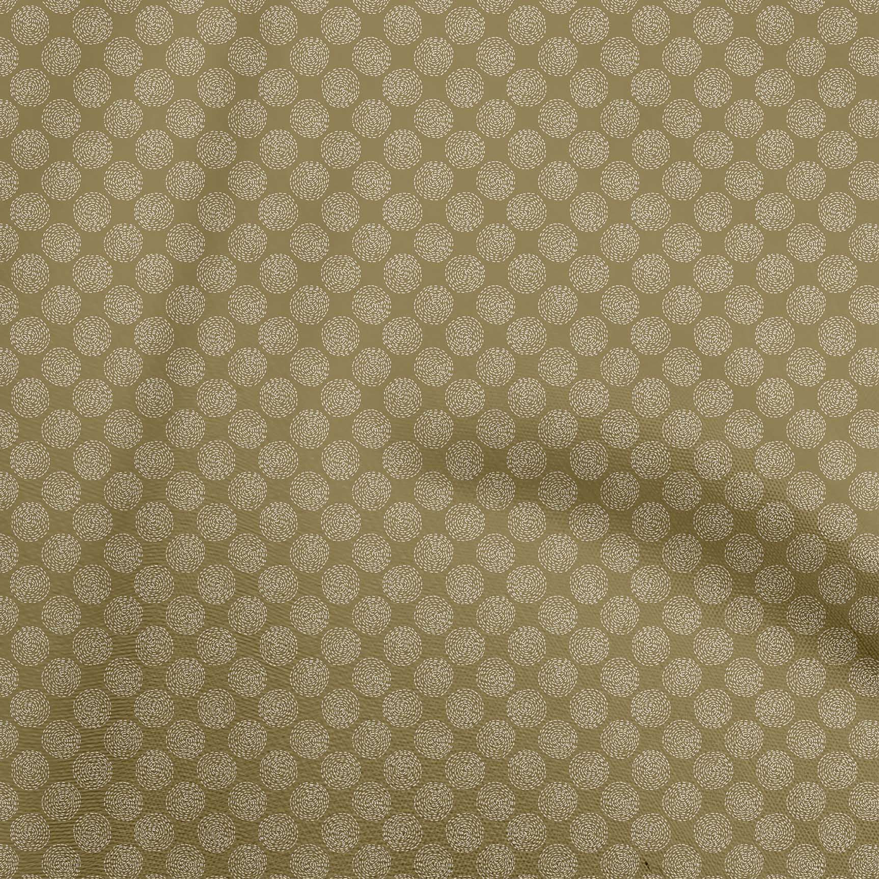 oneOone Cotton Silk Dark Olive Green Fabric Asian Japanese Sashiko ...