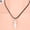 White, variant on Faux Gemstone Rock Quartz Healing Point Chakra Reiki Pendant Rope Necklace,White
