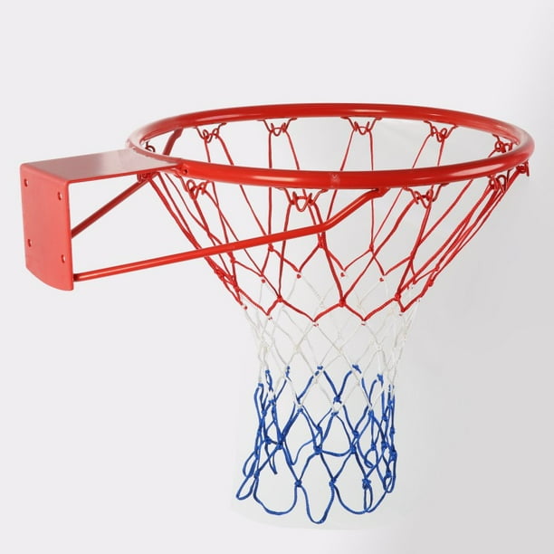 Basketball Rim Red Hoop Breakaway Mounted and Net