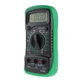 thumbnail image 4 of Multímetro digital portátil Multímetro electricista con funda de silicona Verde Macarena Probador de multímetro digital, 4 of 8