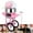 pink with cart, variant on Electric Cotton Candy Maker, 1000W Commercial Floss Gumball Machine For Kids, Stainless Steel Bowl, Sugar Scoop and Drawer for Home, Carnival