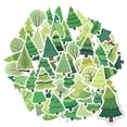 thumbnail image 4 of 35pcs Green Tree Stickers Nature Christmas Stickers Cute Decals for Notebooks Suitcase Fridge, 4 of 9