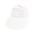thumbnail image 1 of WEIYLL Baseball Cap Women Beach Sports Large Brim Solid Color Empty Top Ruffles White Headwear Hat One Size, 1 of 3