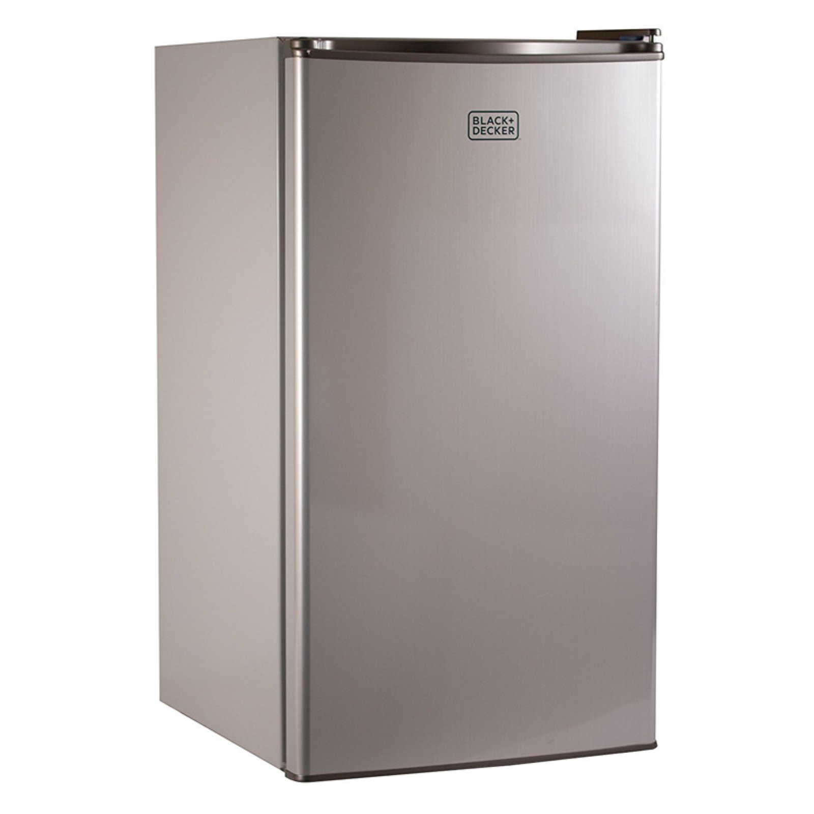 BLACK+DECKER BCRK32V Compact Refrigerator Energy Star Single Door Mini Fridge with Freezer, 3.2 cu. ft., Silver - image 5 of 6