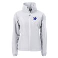 thumbnail image 2 of Women's Cutter & Buck  Gray Memphis Tigers Charter Eco Recycled Full-Zip Jacket, 2 of 3
