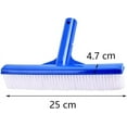 thumbnail image 2 of Swimming Pool Brush 2 Pieces Cleaning Brush Head Plastic Swimming Pool Brush Swimming Pool Broom Swimming Pool Wall Brush for Swimming Pool Broom Brushes Cleans Walls（25 x 4.7）, 2 of 5