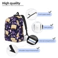 thumbnail image 3 of Fotbe Lavender Flowers Mochila de Lona con Estampado, Mochila Duradera, Mochila Versátil de Alta Calidad, Mochila Compacta Vintage-Medium, 3 of 5