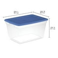 thumbnail image 3 of Sterilite 55L Storage Box Blue, 3 of 4
