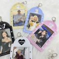 thumbnail image 3 of Steve Ins Black White Idol Album Tarjetero Llavero 3 Pulgadas Protector De Fotos Kpop Merch Photo Sleeves Bus ID Bank Card Bag Pendan, 3 of 4