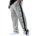 thumbnail image 1 of Pantalones largos de moda para hombre, informales, con parches de colores colgantes, holgados, con botones y pierna ancha, pantalones de algodón para hombre, 1 of 6