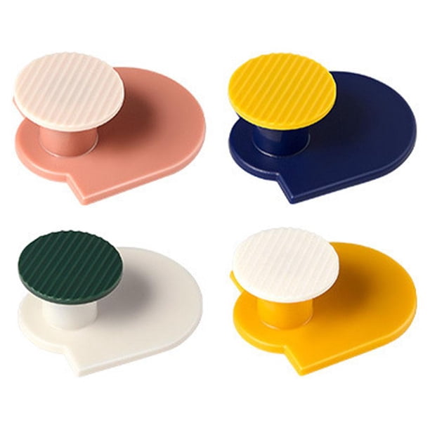 Ganchos Adhesivos Ganchos autoadhesivos de 4 piezas, ganchos de pared para batas de de cocina resistentes, soportes para toallas, colgadores de pared adhesivos, Magideal Ganchos Adhesivos