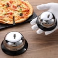 thumbnail image 4 of Call Bell 3.38 Inch Diameter, Call Bells with All-Metal Construction, Desk Bell Service Bell for Hotels, Hotel Bell, Dinner Bell and Teacher Bell, 2 Pack, 4 of 5