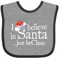 thumbnail image 3 of Inktastic I Believe In Santa 2 Boys or Girls Baby Bib, 3 of 4