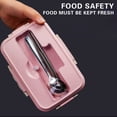 thumbnail image 3 of Thermal Bento Box, Wheat Straw Leak Proof Lunch Container with Silicone Seal, Portable Meal Prep Food Storage for Work School Travel, 3 of 9