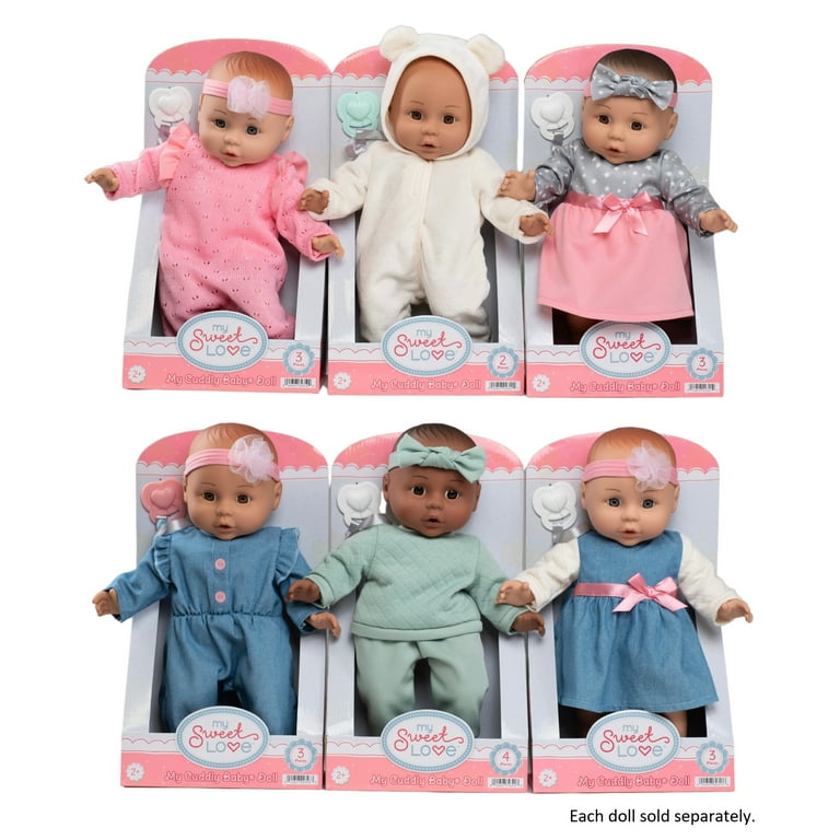 My Sweet Love 14-inch Soft Baby Doll with Pink Outfit, Cuddly