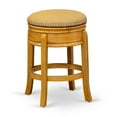thumbnail image 3 of East West Furniture Eden 3-piece Traditional Wood Dining Set in Oak, 3 of 5