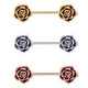 thumbnail image 2 of 6x Protector De Pezón Con Forma De Flor De Rosa, Piercing Para El Cuerpo, Piercing Para El Pezón, Anillos Para El Pezón Para Mujeres Y Damas, 2 of 8