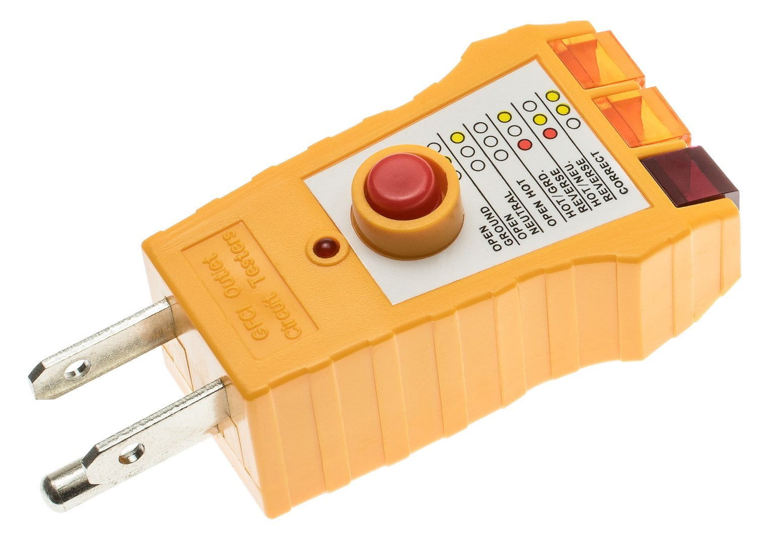 AC Receptacle Tester w/ GFCI - ST-38G, Gives Instant Display of Wiring