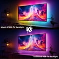 thumbnail image 3 of PYYAN-Maylit ICRGB TV LED Backlight, App Control Lights for 37-70in Monitor, Music Sync Color Changing Strip Lights for Home Decor, USB Powered Gaming Accessories for Bedroom Room Decor, 3 of 4
