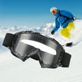 thumbnail image 4 of Ski Goggles Motor Cycling Sunglasses with Anti-slip Adjustable Band Sunshade Windproof Dust-proof Block UV Light Clear View Sunglasses for Skiing Off-Road Racing, 4 of 8