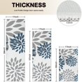 thumbnail image 4 of Purple Floral and Petal Pattern Kitchen Rugs Sets Of 3,Kitchen Runner Rugs Non Skid Washable,Decorative Kitchen Floor Mats for Kitchen,Sink,Laundry,17"x30"+ 17"x47" + 17"x59", 4 of 6