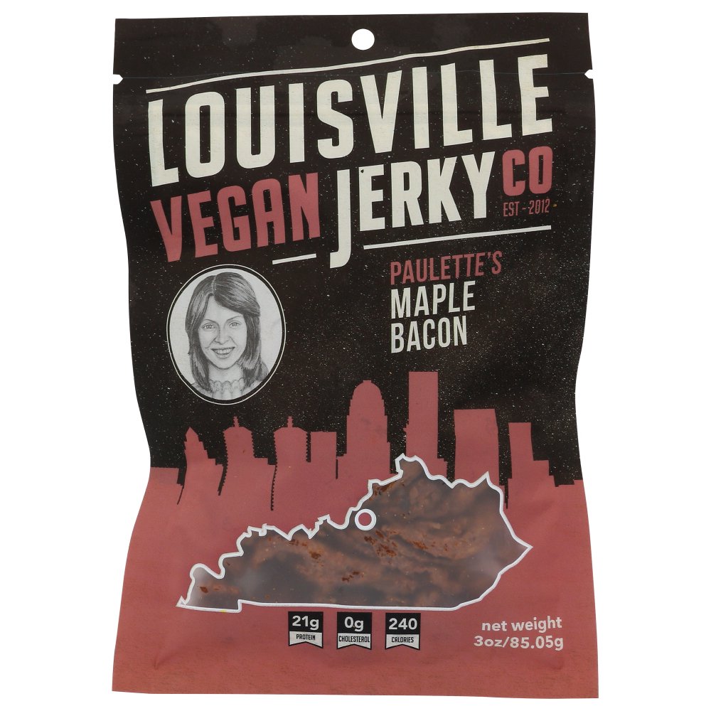 Louisville Vegan Jerky Co. Paulette'S Maple Bacon Jerky, 3 Oz Walmart
