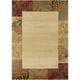 thumbnail image 3 of Elegance Transitional 5' x 7' Beige and Brown Polypropylene Indoor Area Rug, 3 of 9