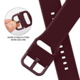 thumbnail image 2 of compatible Apple Watch Series 7 45mm Pin Buckle Silicone Watch Band Cheap and fine, 2 of 4