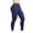 Blue, variant on Women Yoga Overalls, Wide Waistband Solid Active Pants with Multiple Pockets, Stretchy Sport Bottoms for Workout, Maternity-Friendly Fit