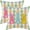 Easter3, variante sur Housses de Coussin Lapin Carreaux 18x18 Pouces Ensemble de 2, Printemps Pâques Extérieur Décoratif Housse de Coussin Moderne Familiale pour Canapé Salon Lit Décor