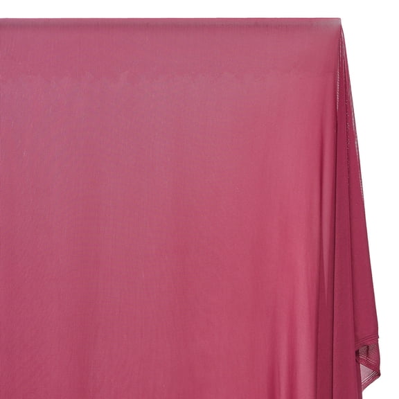 Solid Power Mesh Fabric Nylon Spandex 60" Wide Stretch Sold BTY Many Colors (Raspberry, 1 YARD)